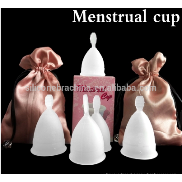 Senhora Peroid Copos Mulheres menstruação copos menstrual copo médico silicone
